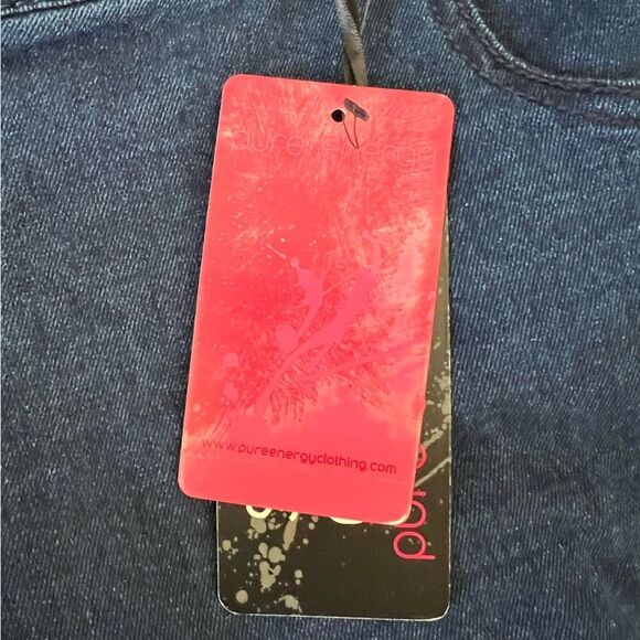 Pure Energy 24 Dark Blue Stretch Skinnies Jeggings feel Sz 24 /3X  NWT🏷 - Picture 11 of 15